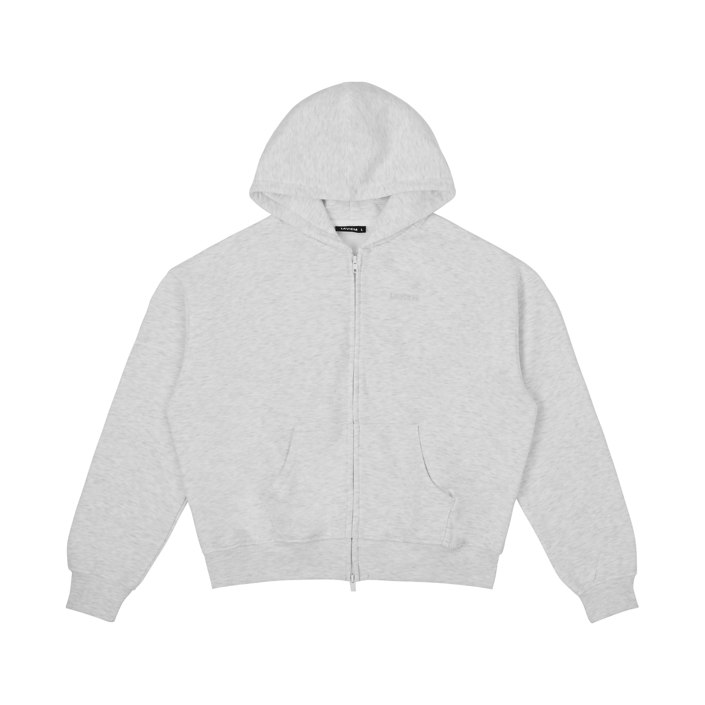 Double Zip Boxy Hoodie